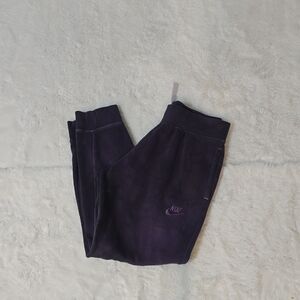 Nike Kids Dark Purple Sweatpants
